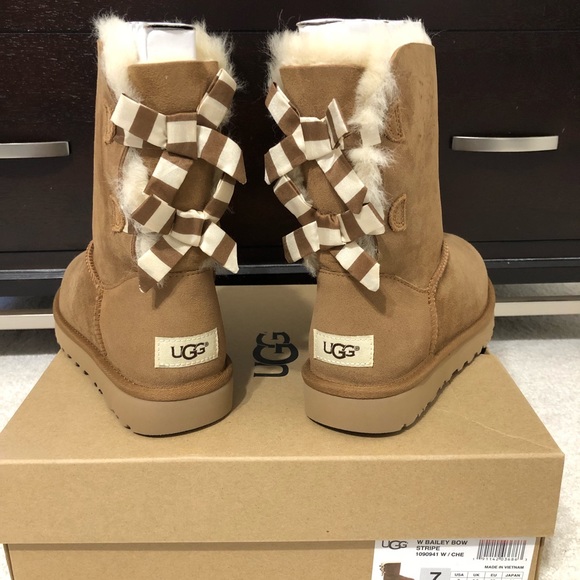 ugg bailey bow stripe